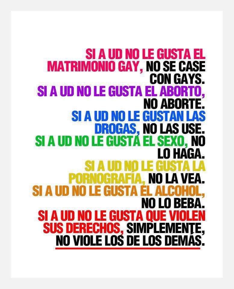 Respete sus derechos y los de los demás