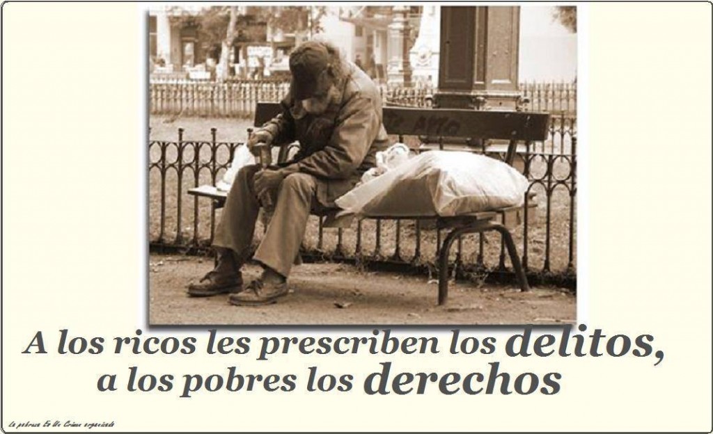 A los ricos les prescriben los delitos