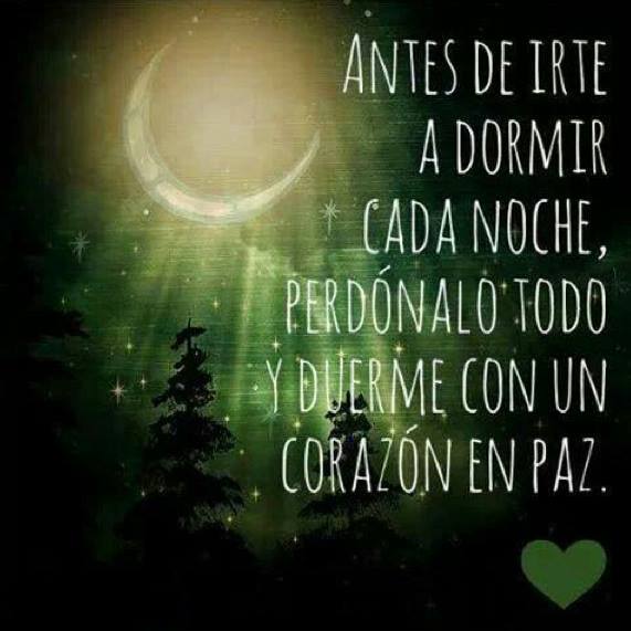 Antes de irte a dormir cada noche..