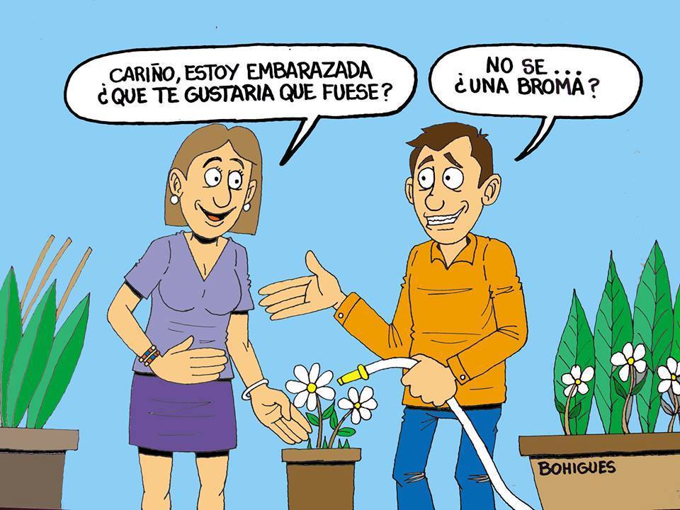 Cariño, estoy embarazada. ¿Que te gustaría que fuese?