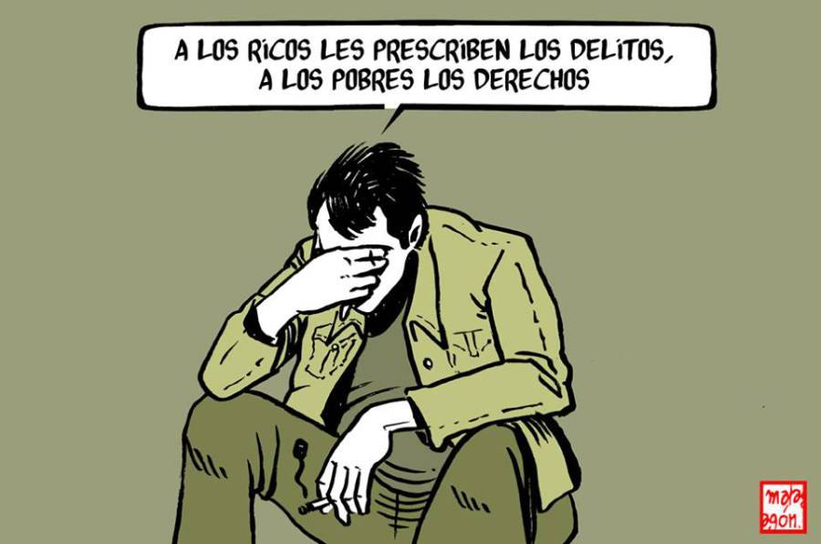 A los ricos les prescriben los delitos…