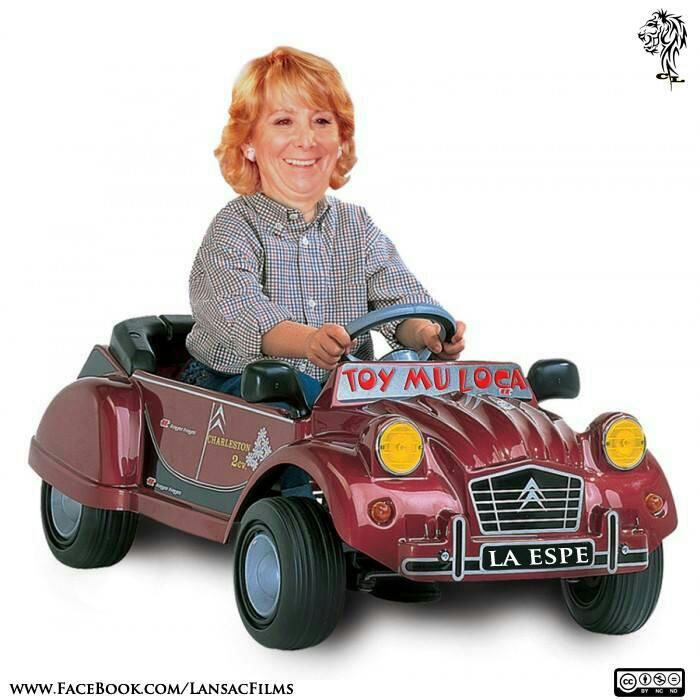 Esperanza Aguirre. Toy muy loca. 'Que la detengan, que es una mentirosa, malvada y peligrosa'