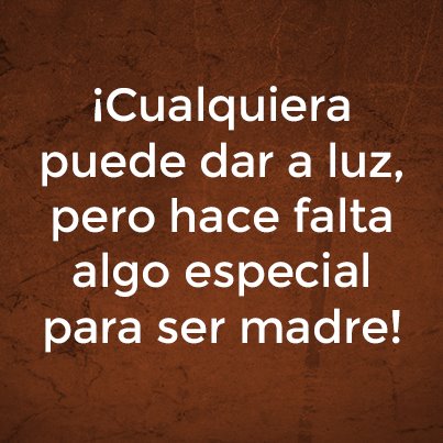 Cualquiera puede dar a luz