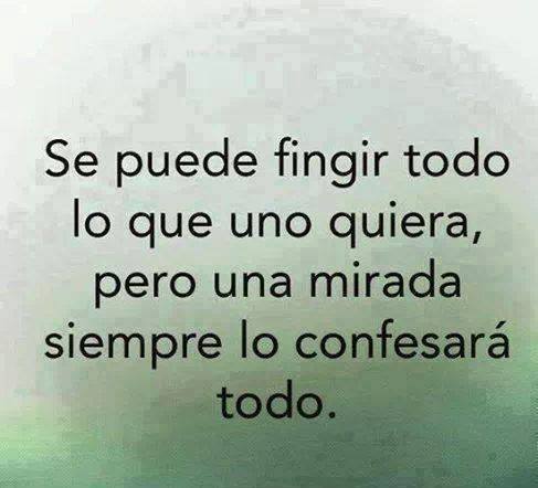 Se puede fingir todo lo que uno quiera…