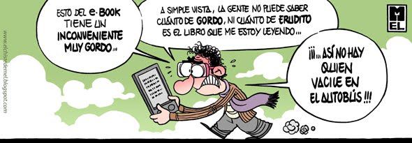 Esto del e-book tiene un inconveniente muy gordo…