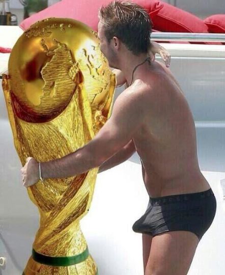 Final del Mundial de Fútbol de Brasil, Alemania 1, Argentina 0. Memes