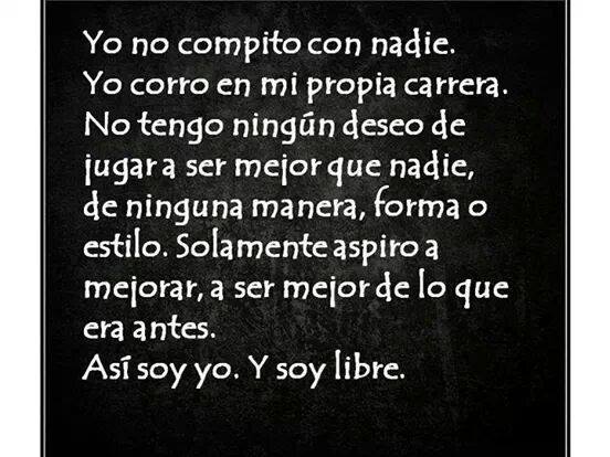 Yo no compito con nadie