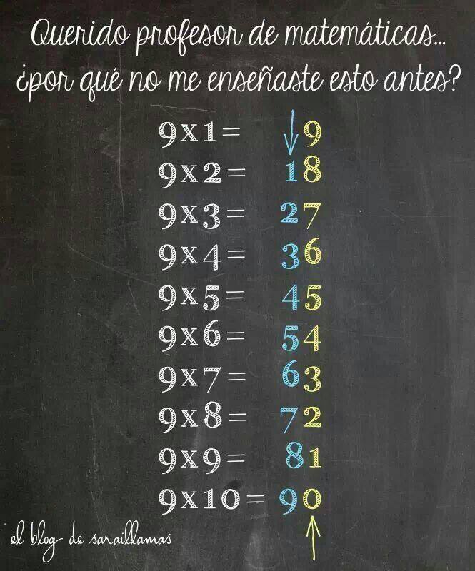 Querido profesor de matemáticas