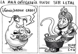 La mala ortografía puede ser letal