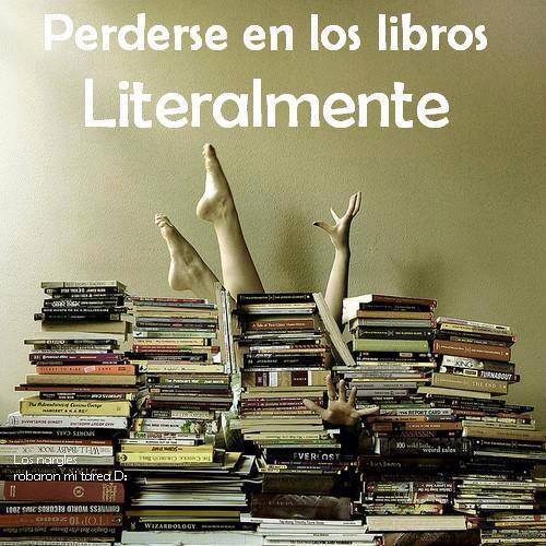 Perderse en los libros… Literalmente