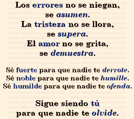 Los errores no se niegan