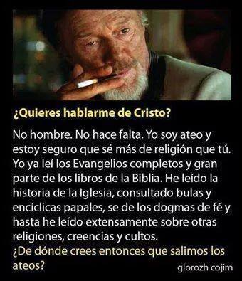 ¿Quieres hablar de religión?