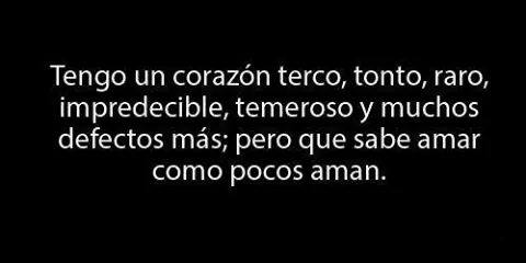 Tengo un corazón terco