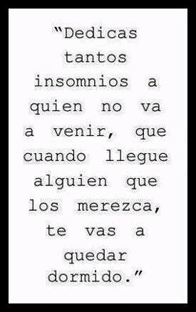 Te vas a quedar dormido