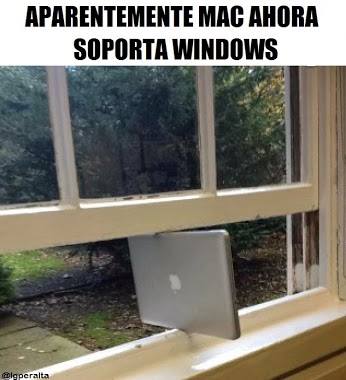 Aparentemente MAC ahora soporta windows