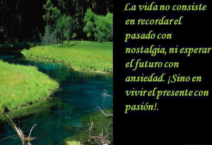 La vida no consiste en recordar el pasado
