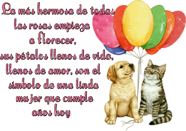 Una linda mujer que cumple años hoy