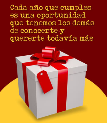 Cada año que cumples es una oportunidad