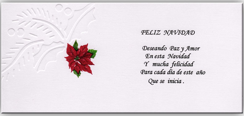 Deseando paz y amor en esta Navidad