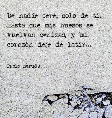 De nadie seré solo de ti