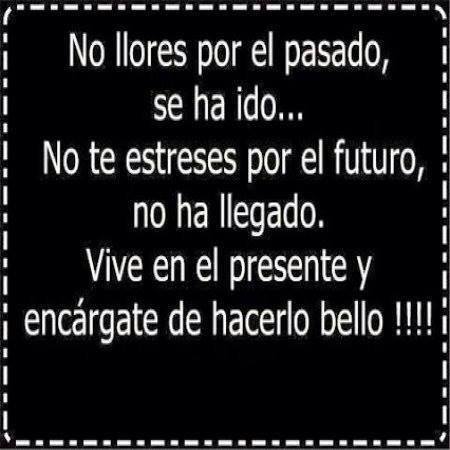 No llores por el pasado