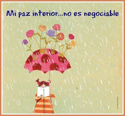 Mi paz interior no es negociable