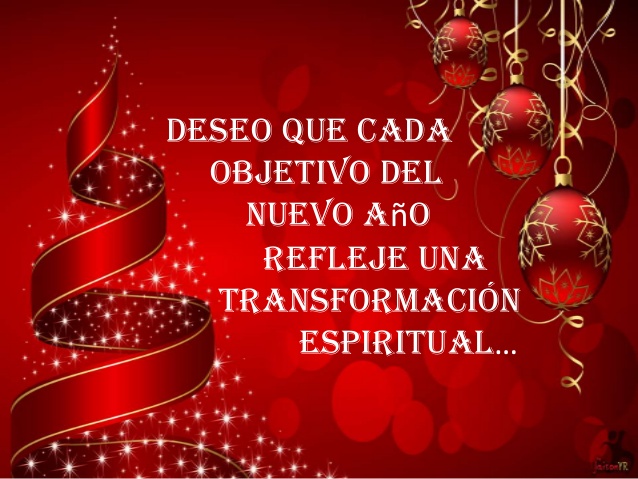 Deseo que cada objeto del nuevo año refleje una transformación espiritual