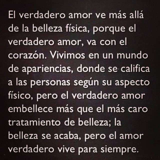 El verdadero amor ve más allá