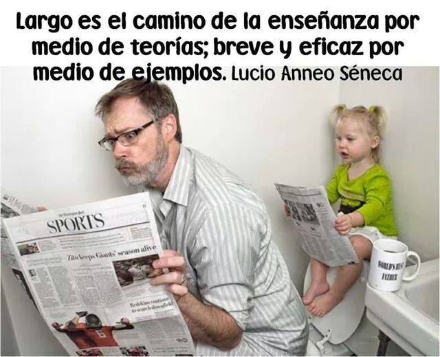 Largo es el camino de la enseñanza