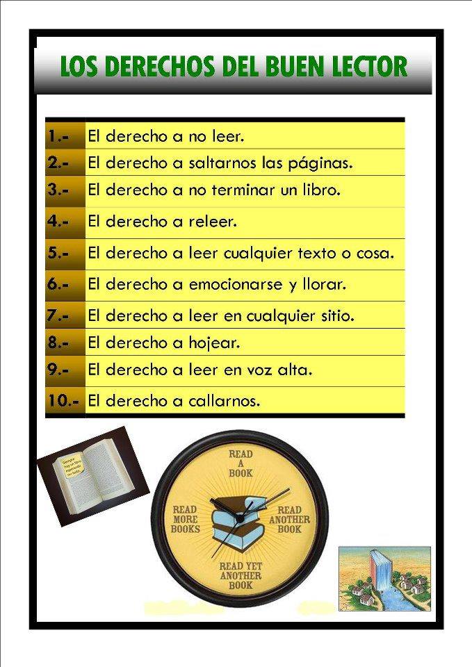 Los derechos del buen lector