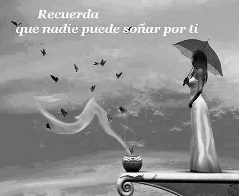 Recuerda que nadie puede soñar por ti