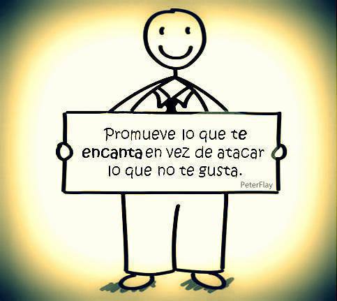 Promueve lo que te encanta