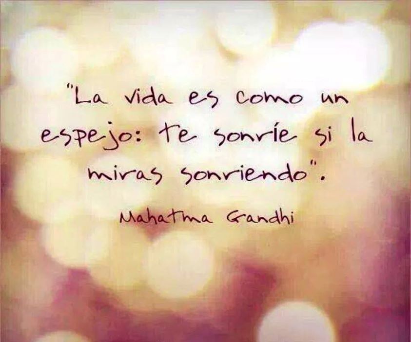 La vida es como un espejo