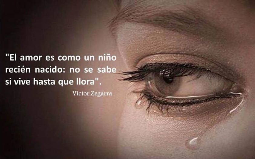El amor es como un niño recién nacido no se sabe si vive hasta que llora