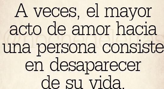 El mayor acto de amor