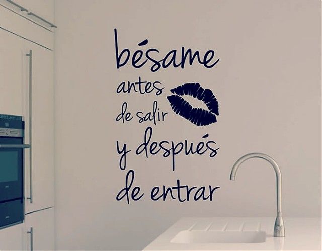 Bésame antes de salir