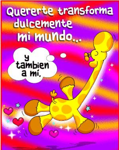 Quererte transforma mi mundo