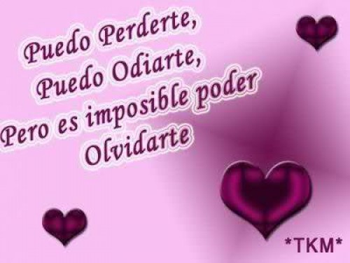 Puedo perderte, puedo odiarte