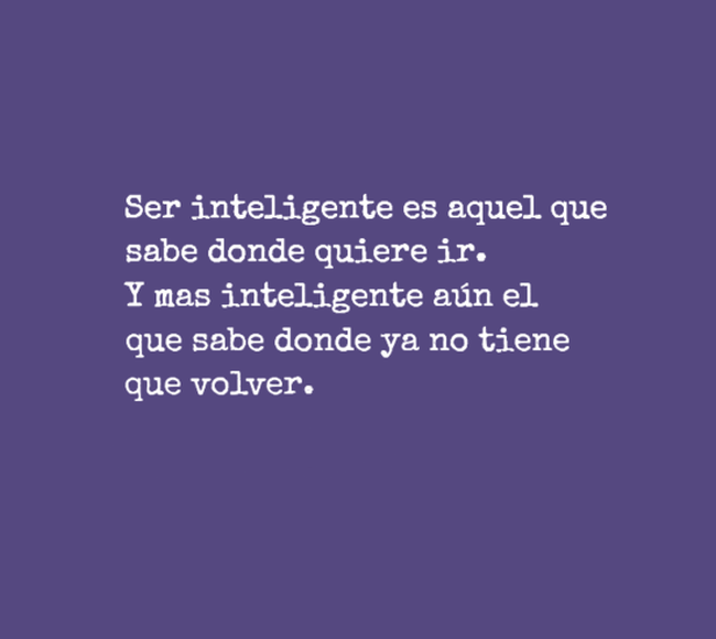 Qué es ser inteligente