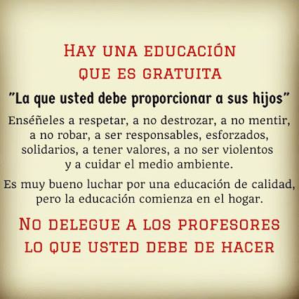 Hay una educación que es gratuita