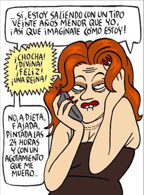 Saliendo con un tipo veinte años menor