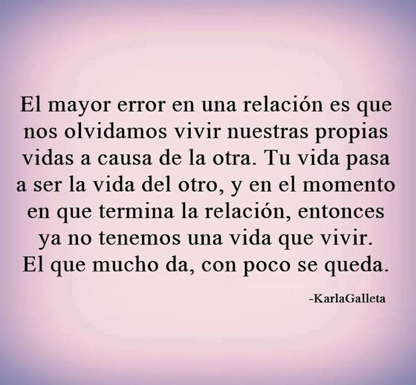 El mayor error en una relación