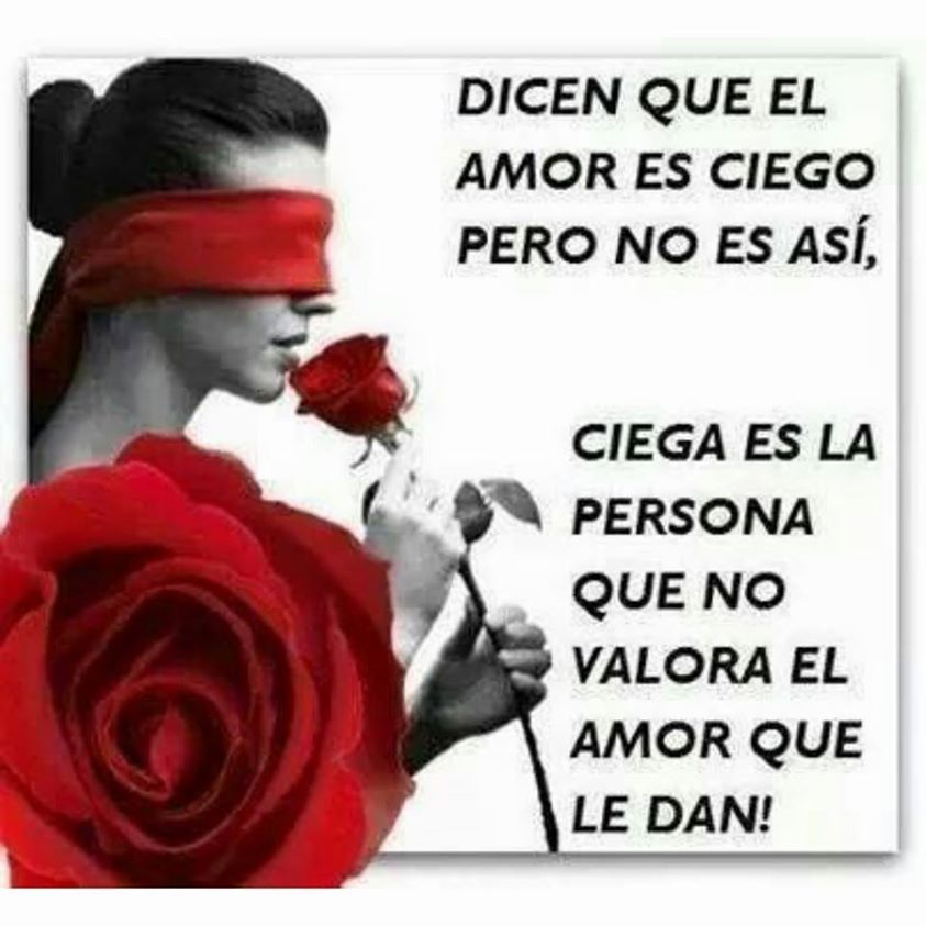 Dicen que el amor es ciego