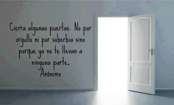 Cierra algunas puertas
