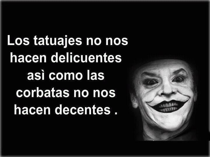 Los tatuajes no nos hacen delincuentes