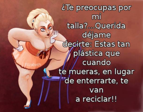 ¿Te preocupas por mi talla?