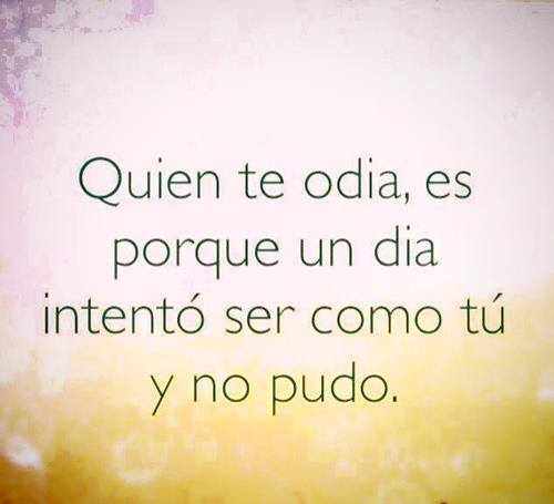 Quien te odia…