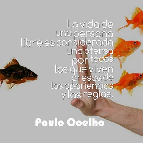 La vida de una persona libre es considerada una ofensa por todos los que viven presos de las apariencias y las reglas