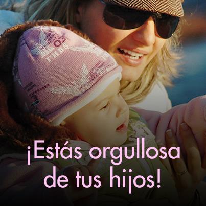 Estás orgullosa de tus hijos