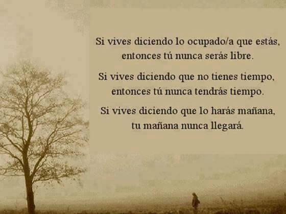Si vives diciendo lo ocupado que estás